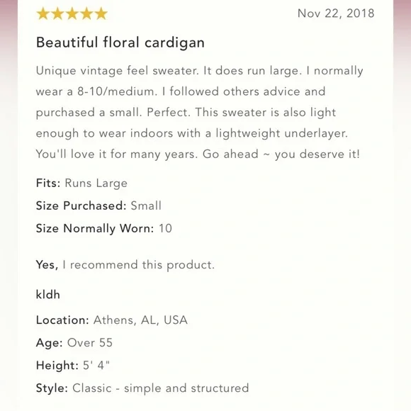 🎉RARE🎉 ANTHROPOLOGIE NWOT Aldomartins Floral Intarsia Cardigan Size L. - Picture 11 of 16